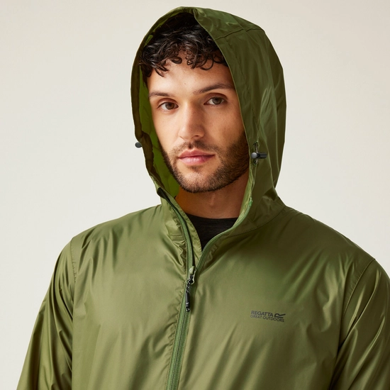 Regatta Mens Pack It III Waterproof Jacket - Nephrite Green