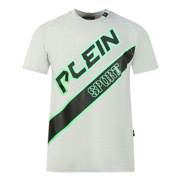 Plein Sport Large Logo T-Shirt - Grey