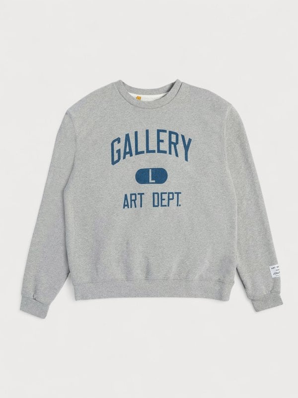 Gallery Dept. Art Dept Crew Neck Sweatshirt Heather Grey - Supplied FashionGallery Dept.