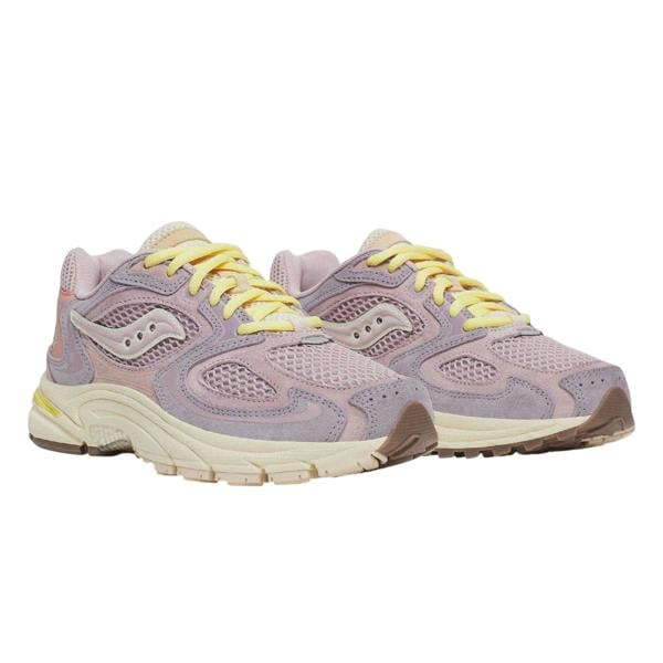 Saucony Mens Grid Jazz 9 Suede Shoes - Violet - 