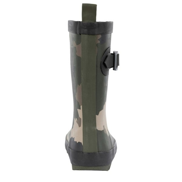 Trespass Childrens/Kids Puddle Camo Wellington Boots - Green/Brown/Black