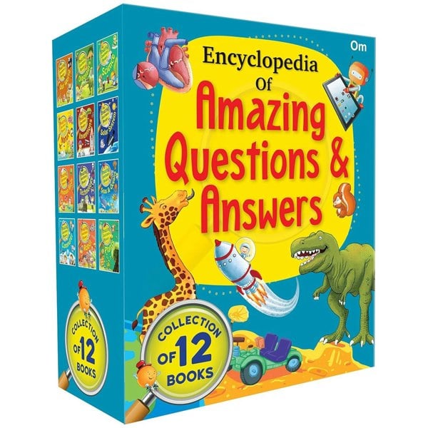 Encyclopedia of Amazing Questions & Answers 12 Book Box Set Science, Solar System & More!