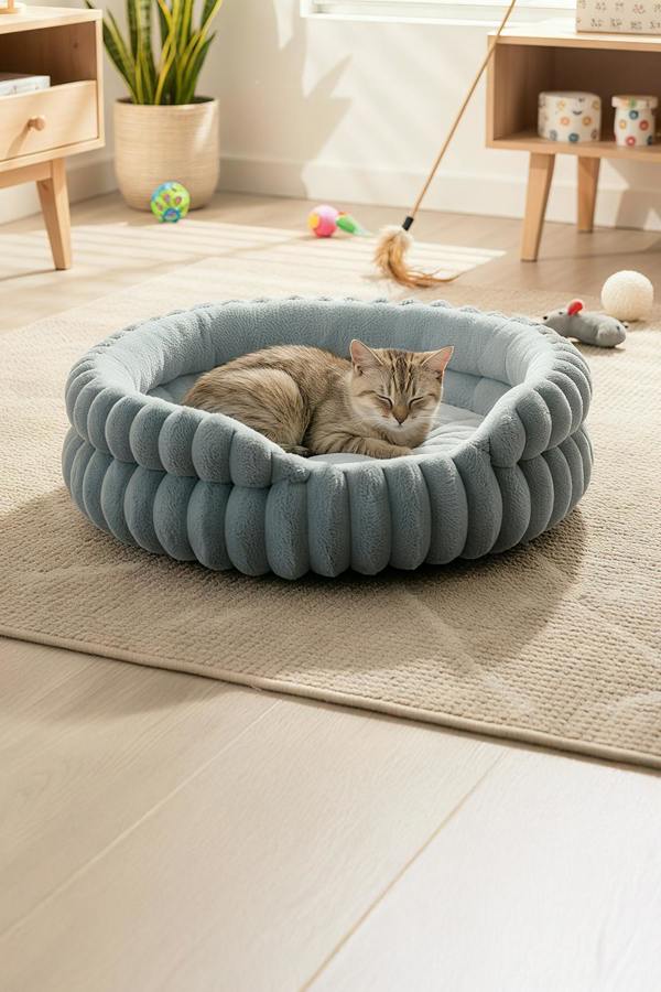 Grey Pet Sofa Bed for Cat and Dog