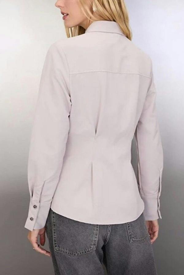 WOVCOR Zipper Detailed Shirt