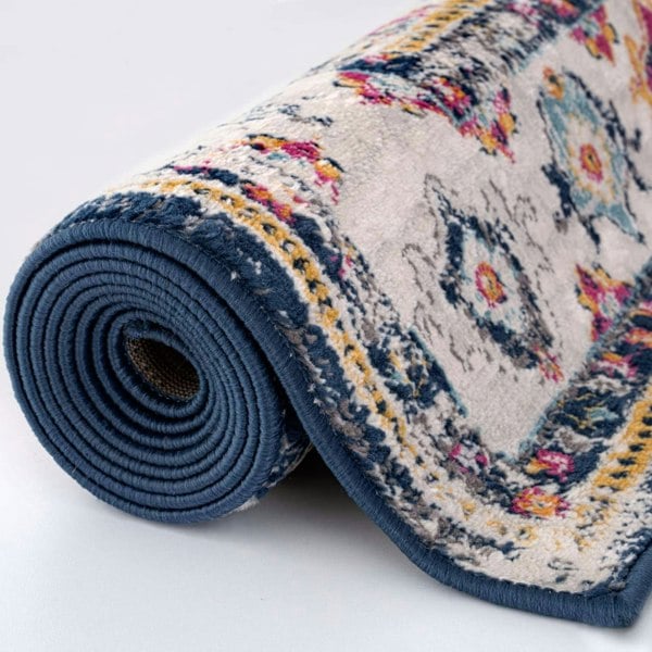 Vintage Design Multicolour Living Room Rug