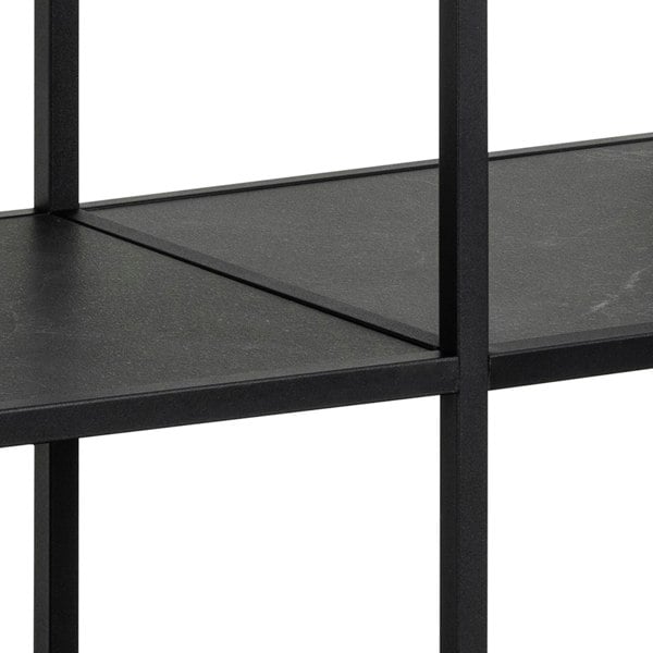 Furniture To Go Strington Bookcase with 2 Shelves in Black