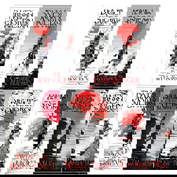 The Stormlight Archive Series 5 Books Collection Set by Brandon Sanderson(The Way of Kings,Words of Radiance,Oathbringer,Rhythm of War,Wind and Truth)