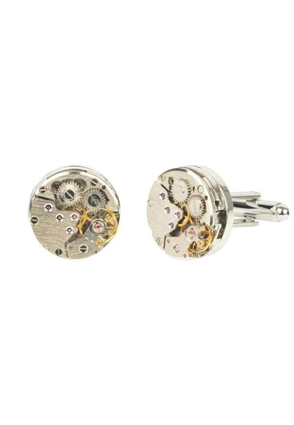 Watch Movement Cufflink Silver - LATELITA Cufflinks
