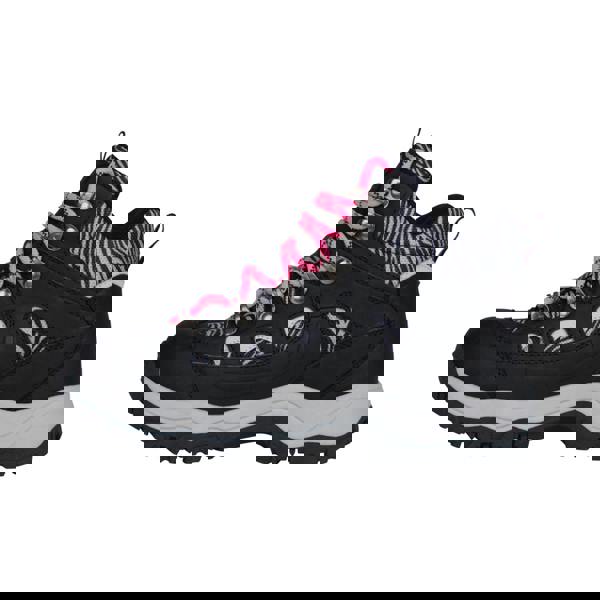 Mountain Warehouse Womens/Ladies Adventurer Leopard Print Faux Suede Waterproof Walking Boots - Bright Pink - 