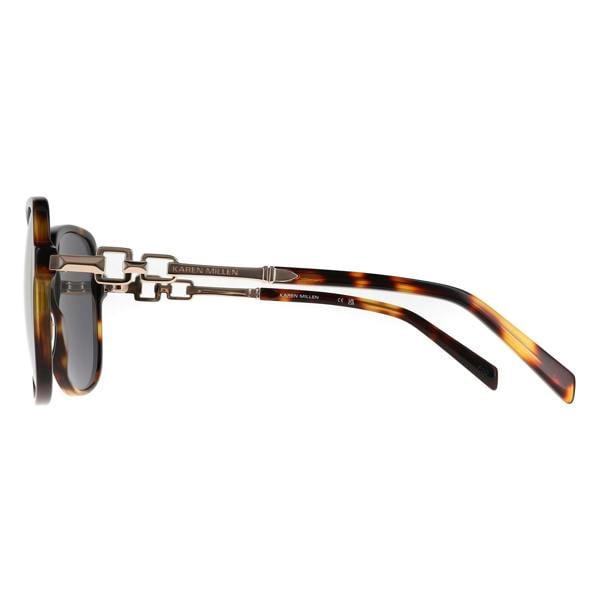 Karen Millen Sunglasses KM5065 134 Dark Tortoise Smoke Grey