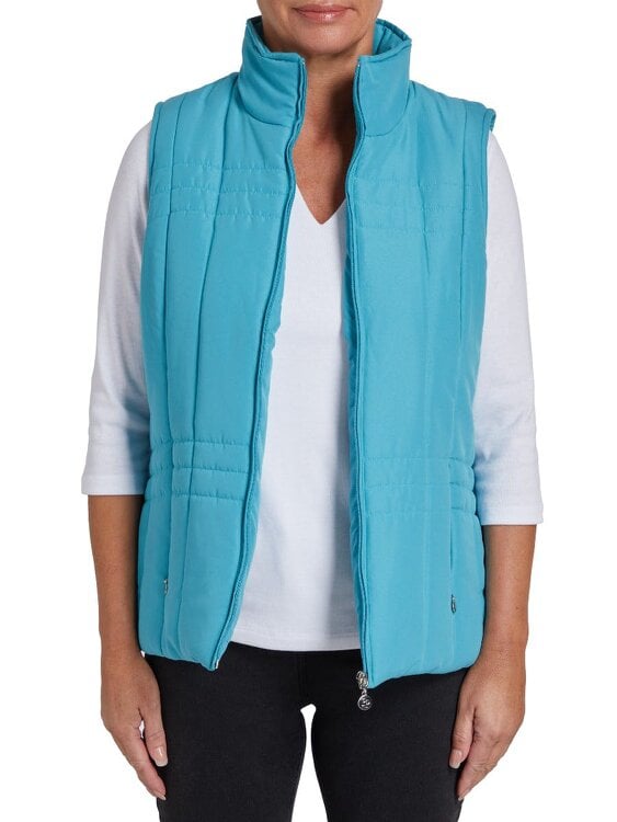 PennyPlain Quilt Gilet - Opal