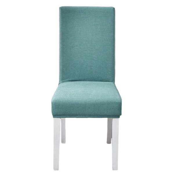 Anyseat Chair Cover Blue Corn Kernels Waterproof Universal Size for Dining Room Stretch Seat Slipcovers