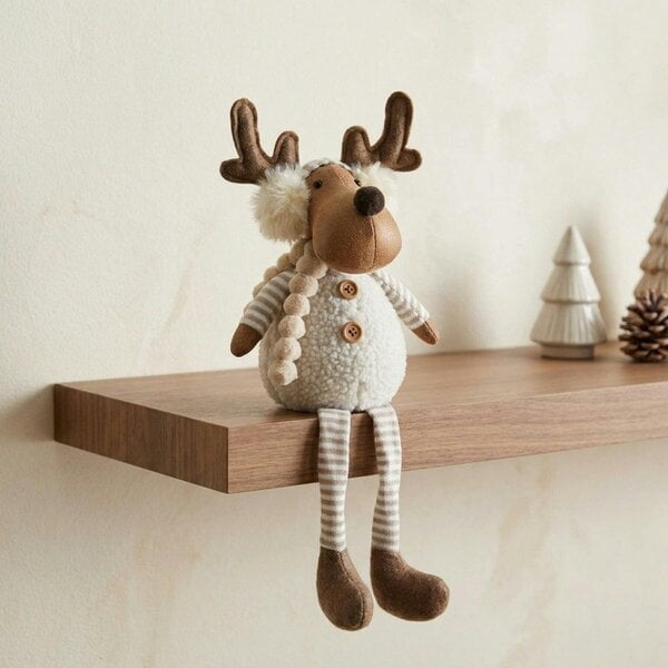 Garden Greatness Sitting Moose with Dangle Legs Figure