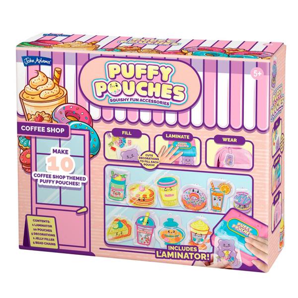 Puffy Pouches Themed Set - Coffee Shop