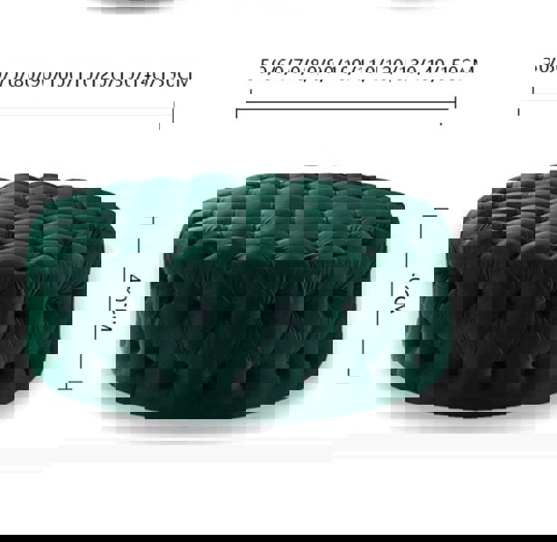 Napoleon Pouffe, Velvet-Weilai Concept-Weilai Concept