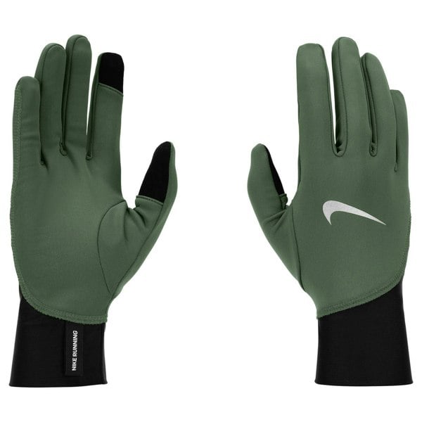 Nike Pacer Midweight Logo Gloves - Green