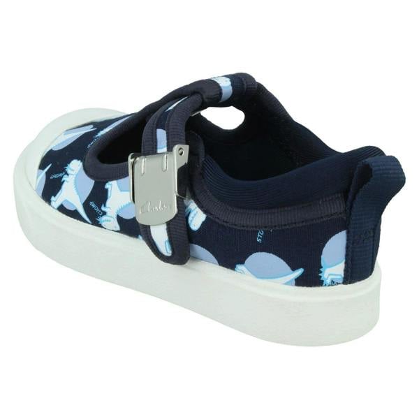 Clarks Boys Clarks Casual T-Bar Shoes City Dance