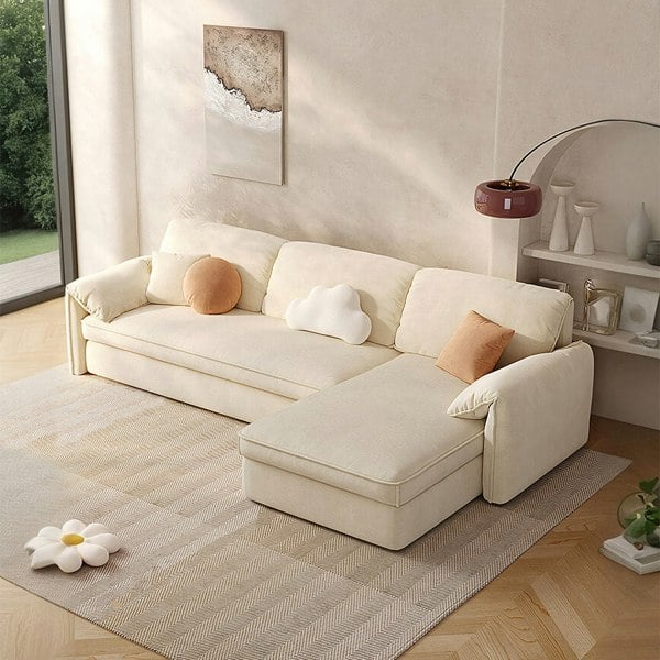 Rit Concept Bhatnagar Three Seater Corner Sofa Bed With Storage