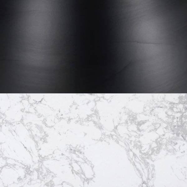 Hazel Coffee Table - Black & White Marble