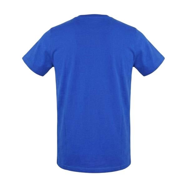 Aquascutum Mens Signature Embroidered T-Shirt - Sky - 