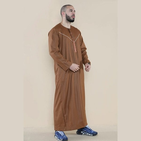 106_thobe_Camel_L - 56, 106_thobe_Camel_M - 54, 106_thobe_Camel_S - 52, 106_thobe_Camel_XL - 58, 106_thobe_Camel_XXL - 60
