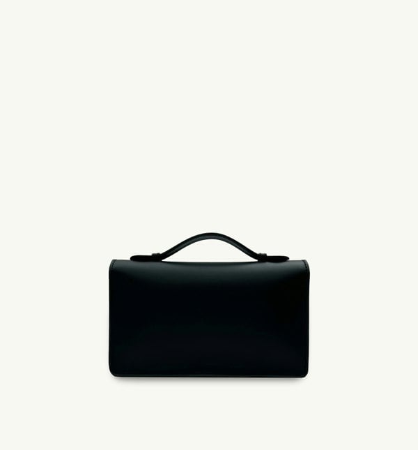 Apatchy London The Amelia Black Leather Bag