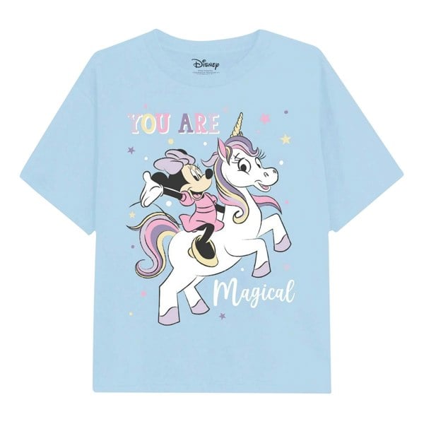 Disney Girls You Are Magical Minnie Mouse T-Shirt - Light Blue