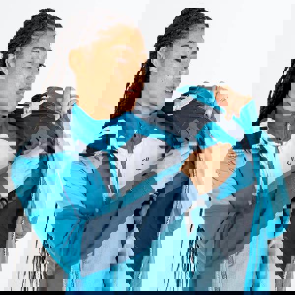 Dare 2B Womens/Ladies Checkpoint III Recycled Waterproof Jacket - Capri Blue/Crystal Seas - 