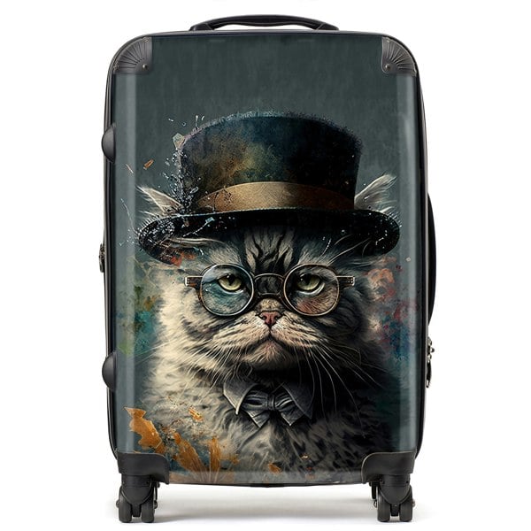 Warren Reed Selkirk Rex Cat Splashart Suitcase