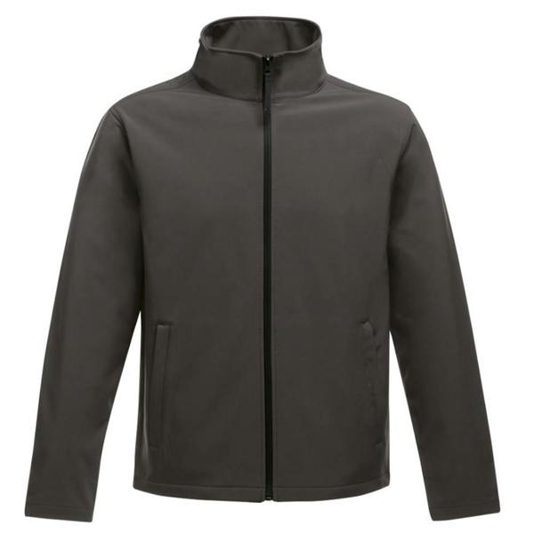 Regatta Standout Mens Ablaze Printable Soft Shell Jacket - Seal Grey/Black - 
