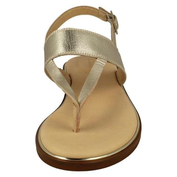 Clarks Ladies Clarks Stylish Toe Post Sandals Ellis Opal