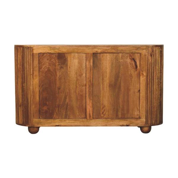 Artisan Furniture Solid Wood Ridgefront Chest – Amber Oak, 6 Drawers, Brown