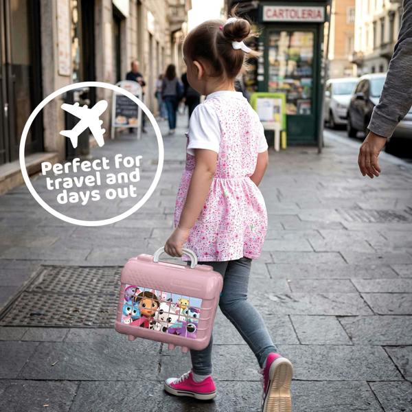 Multiprint Gabby’s Dollhouse Travel Set by Multiprint – Kids Activity & Craft Set