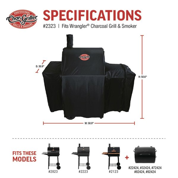 Char-Griller Grill Cover - Char-Griller® Wrangler®