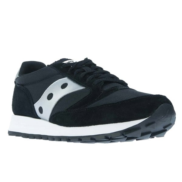 Saucony Mens Jazz 81 Leather Trainers - Black/Silver