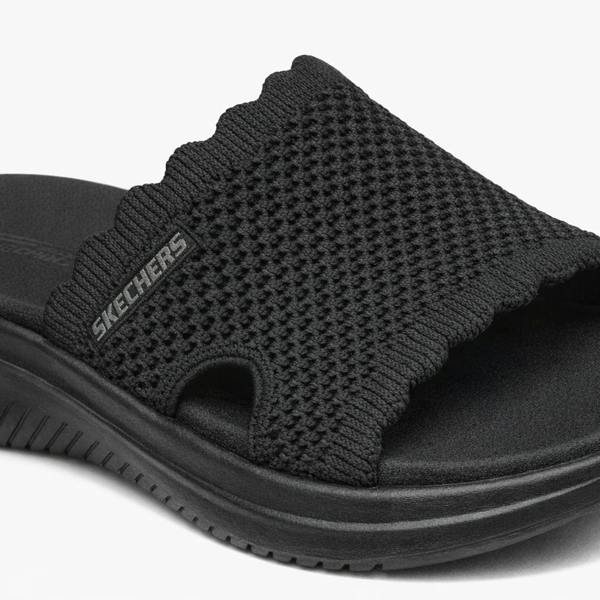 Skechers ULTRA FLEX 3.0 SANDAL-BRING I Sliders in Black