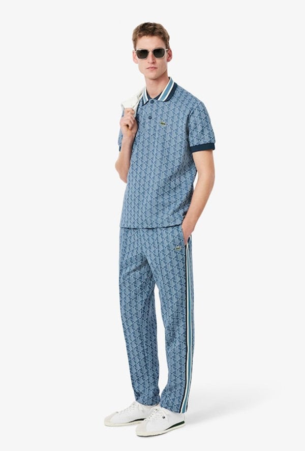 Lacoste Paris Monogram Sweatpants - Blue