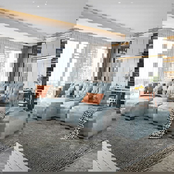 Samona Three Seater, Four Seater Corner Sofa, Leathaire-Weilai Concept-Weilai Concept