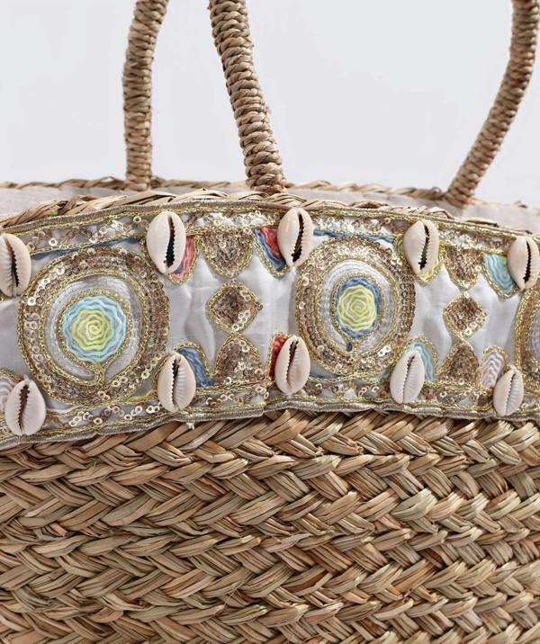 Pia Rossini Perez - Straw Beach Basket