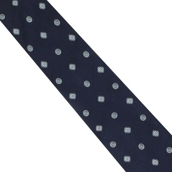 Dunhill silk tie in an archive cufflink pattern