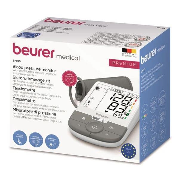 Beurer Upper Arm Blood Pressure Monitor BM53