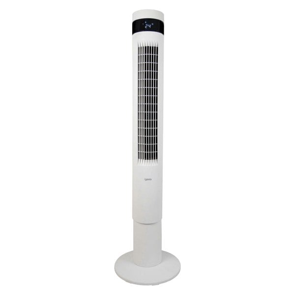 igenix 43 Inch Digital Tower Fan, 3 Speed Settings, White