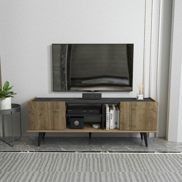 Decorotika Ekvador Modern TV Stand TV Cabinet for TV's up to 65"