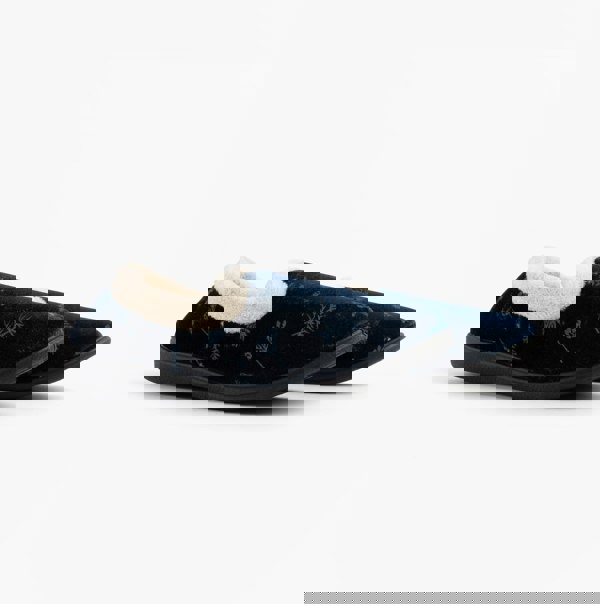 Jo & Joe ANNIE Womens Full Slippers Navy