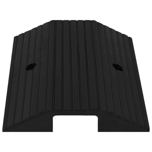 Berkfield Bridge Threshold Ramps 3 pcs 49x40x8 cm Rubber