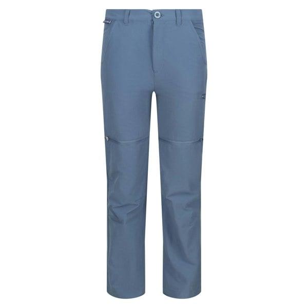 Regatta Childrens/Kids Highton Stretch Zip-Off Walking Trousers - Coronet Blue