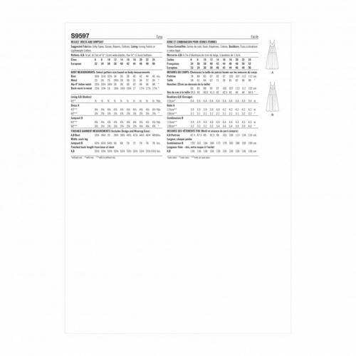 Simplicity Sewing Pattern 9597, Dresses, Jumpsuits for Women, H5 (6-8-10-12-14) - Easy