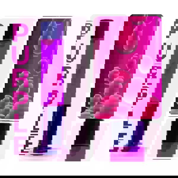 Nova Lava Lamp Purple w/ Purple Liquid Pink Wax