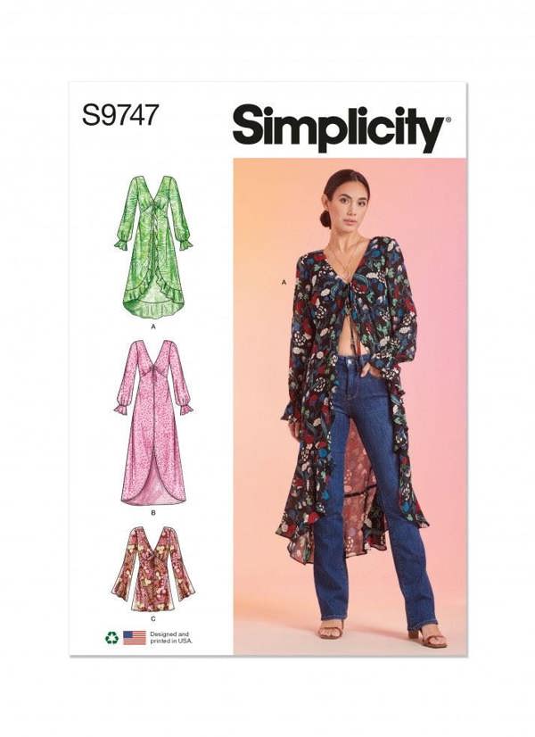Simplicity Sewing Pattern 9747, Dresses for Women, K5 (8-10-12-14-16) - Intermediate