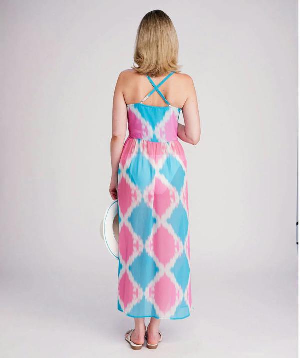Pia Rossini Miami - Halter Neck Maxi Beach Dress
